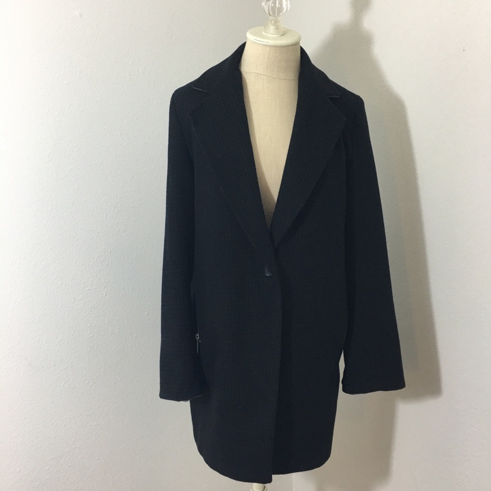 Boyfriend wool blend coat